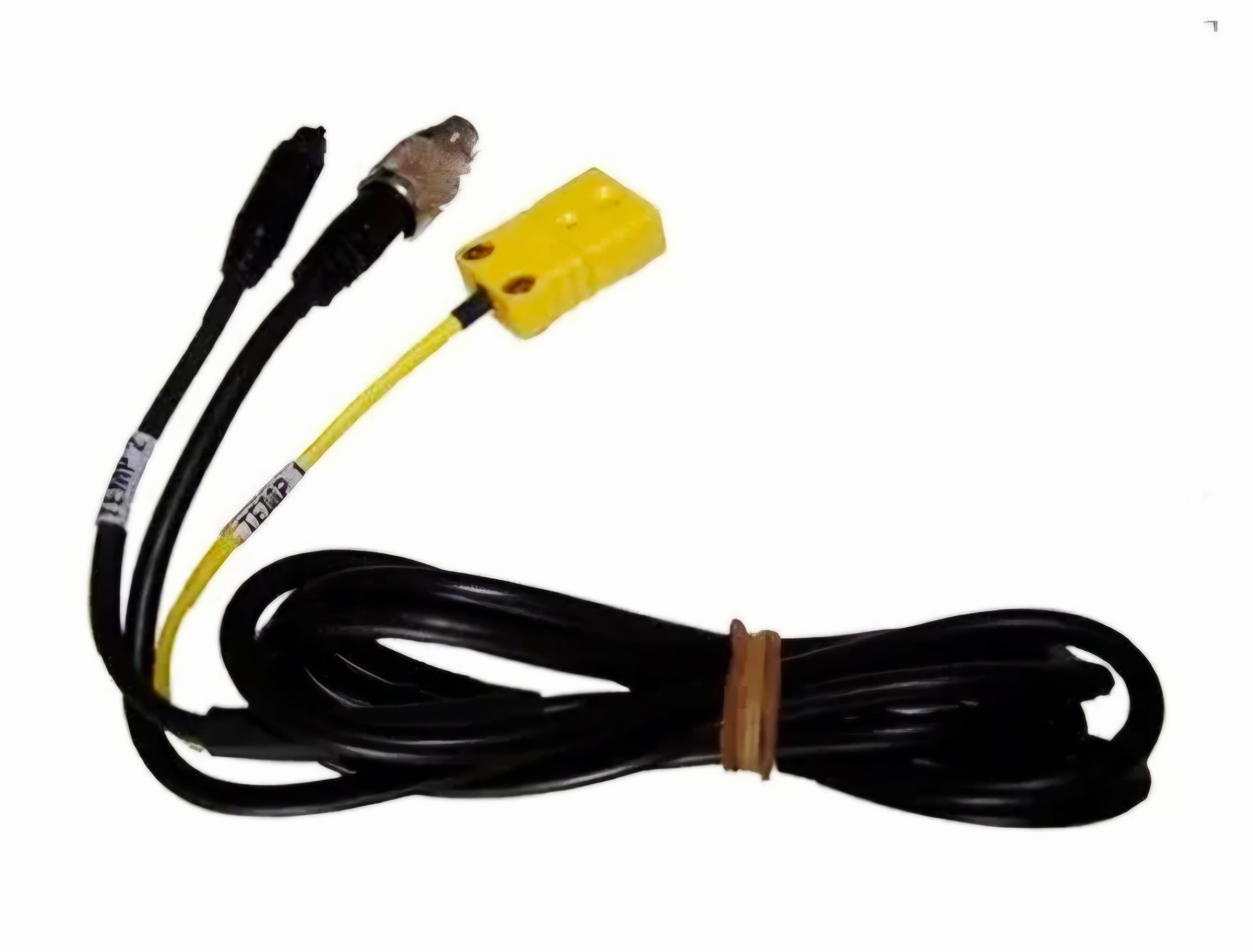 Mychron 2T extension cable 1 x yellow square and 1 x black round connector