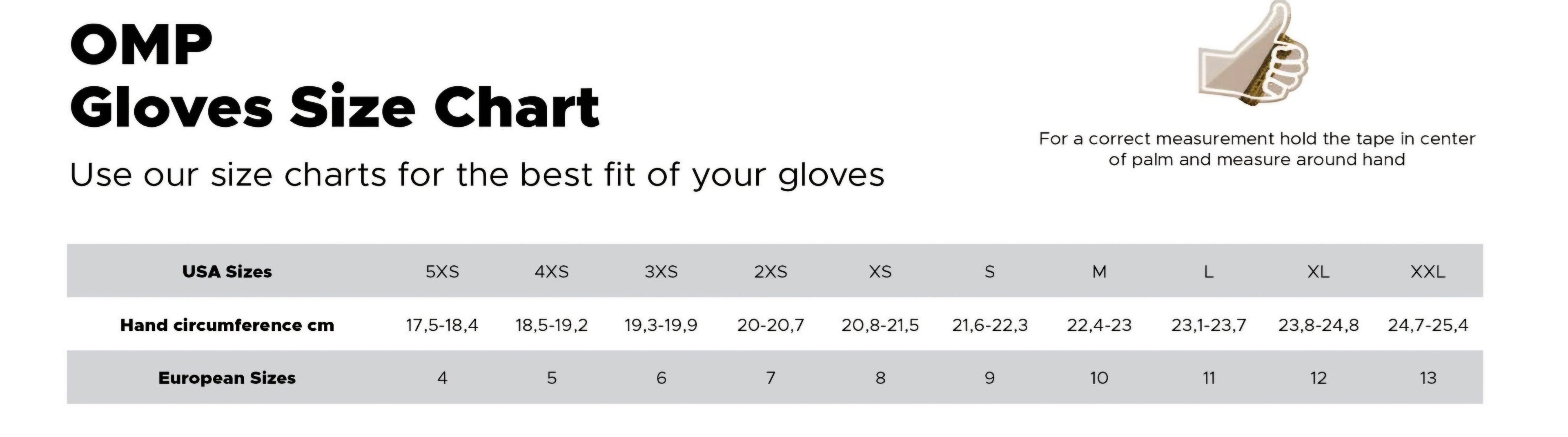 OMP rain wet weather glove