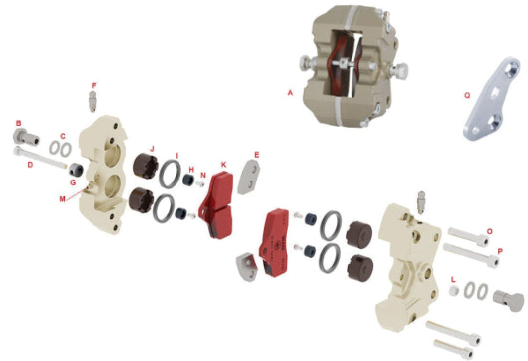 OTK BSM4 brake caliper (17 x options)