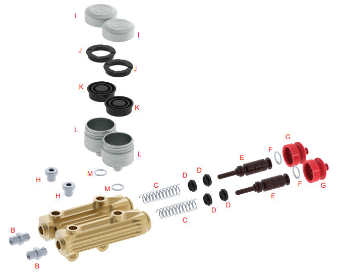 OTK BWD master cylinder (16 x options)