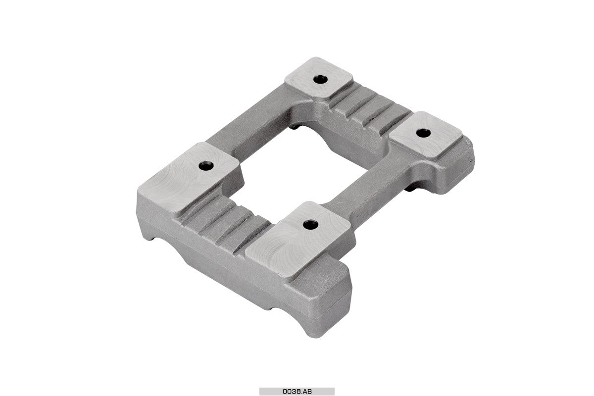 OTK flat engine mount aluminium cadet 92 x 28mm