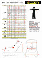 Tillet seat T15T medium rigidity (4 x sizes)