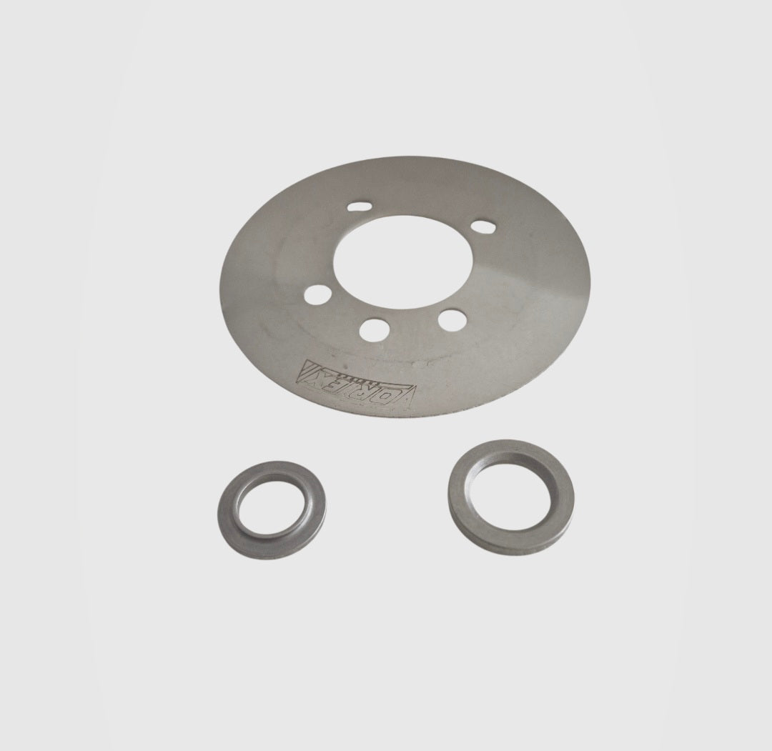 Mini Rok clutch housing plate with washers