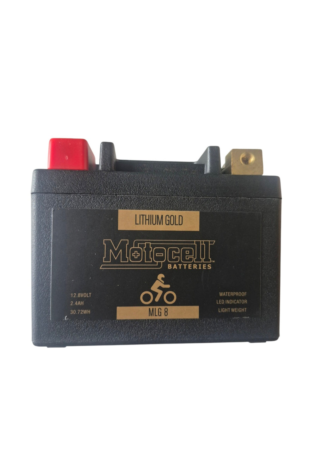 lightweight battery Motocell lithium gold