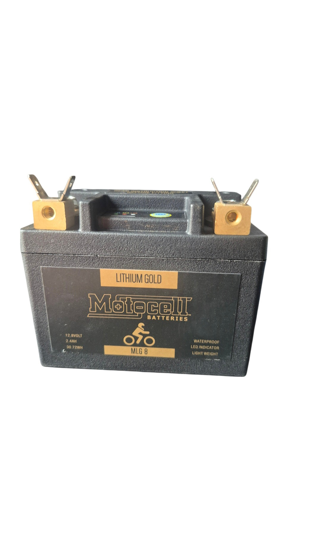 lightweight battery Motocell lithium gold