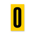 number yellow/black senior large (nassau/rear bumper)