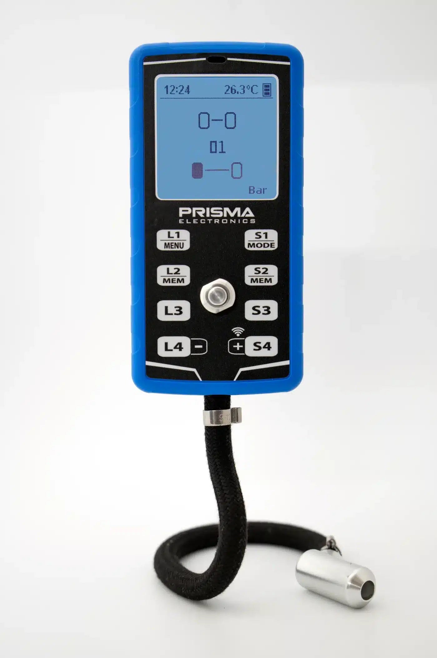 Prisma HPM5 digital tyre gauge with lap timer